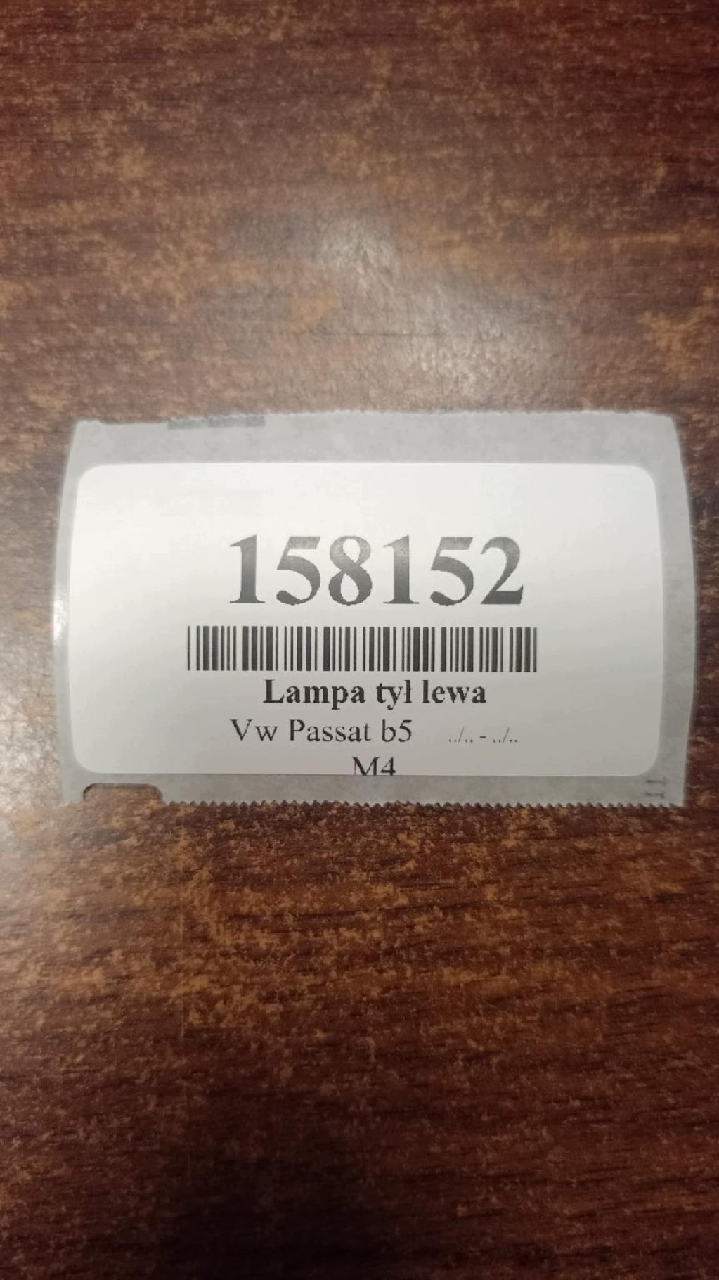 VW PASSAT B5 light left rear part 3B5945095F
