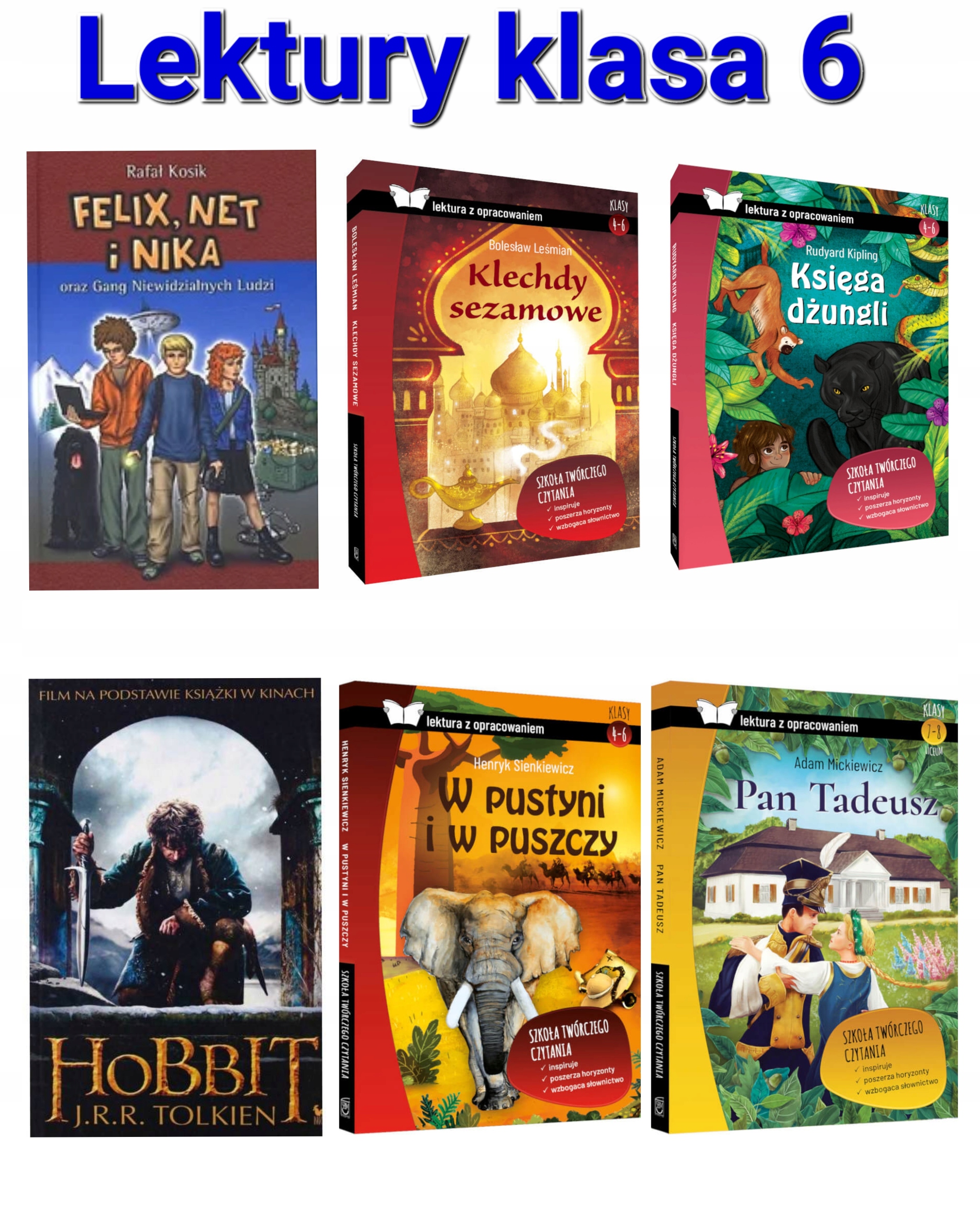 

Lektury Obowiązkowe Klasa 6 Pakiet