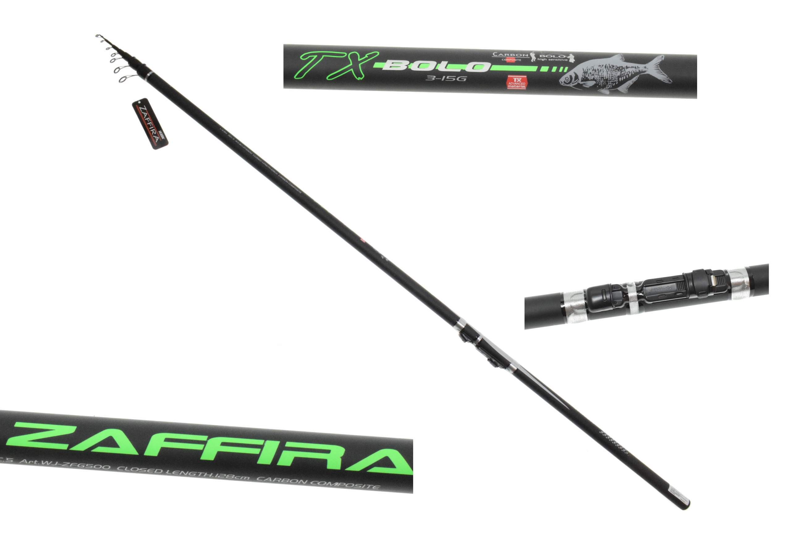 Bolonka Wędka Jaxon Zaffira Tele Bolo Tx 600 5.8 m
