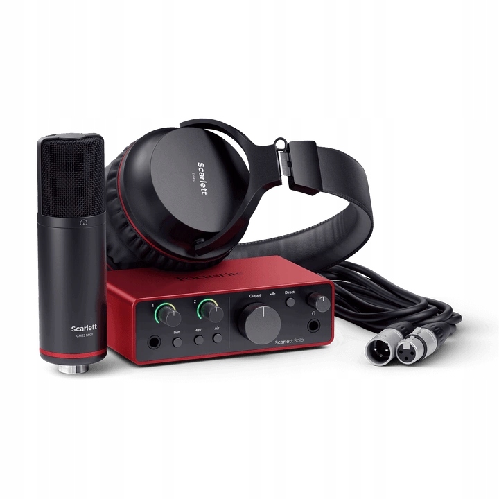 Focusrite Scarlett Solo Studio 4th Gen – zestaw nagraniowy