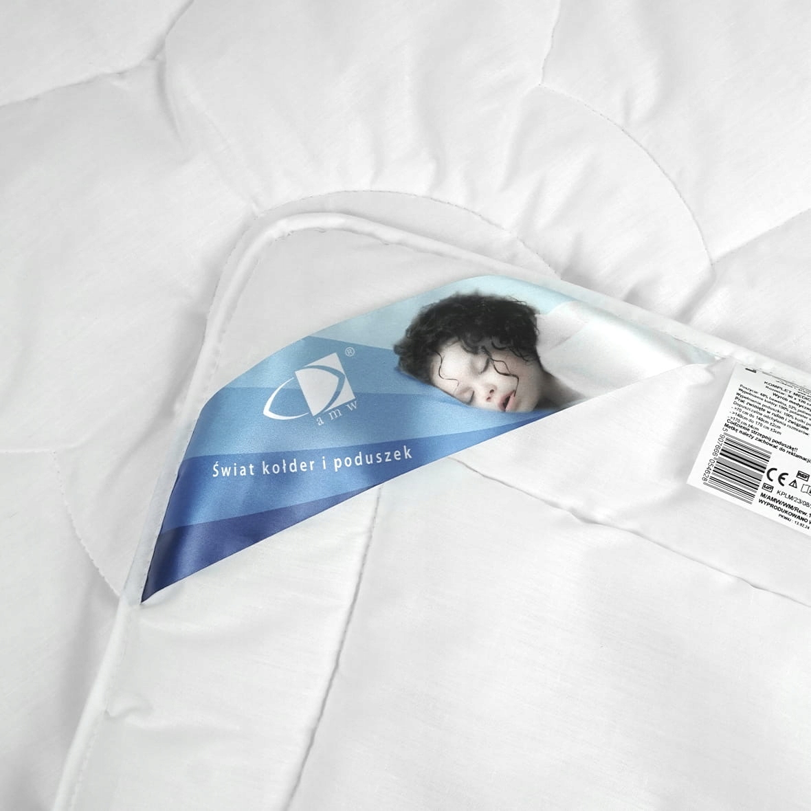 Kołdra z misiem dla dzieci AMW MEDICAL 100x135 PL Kod producenta 5907666065112