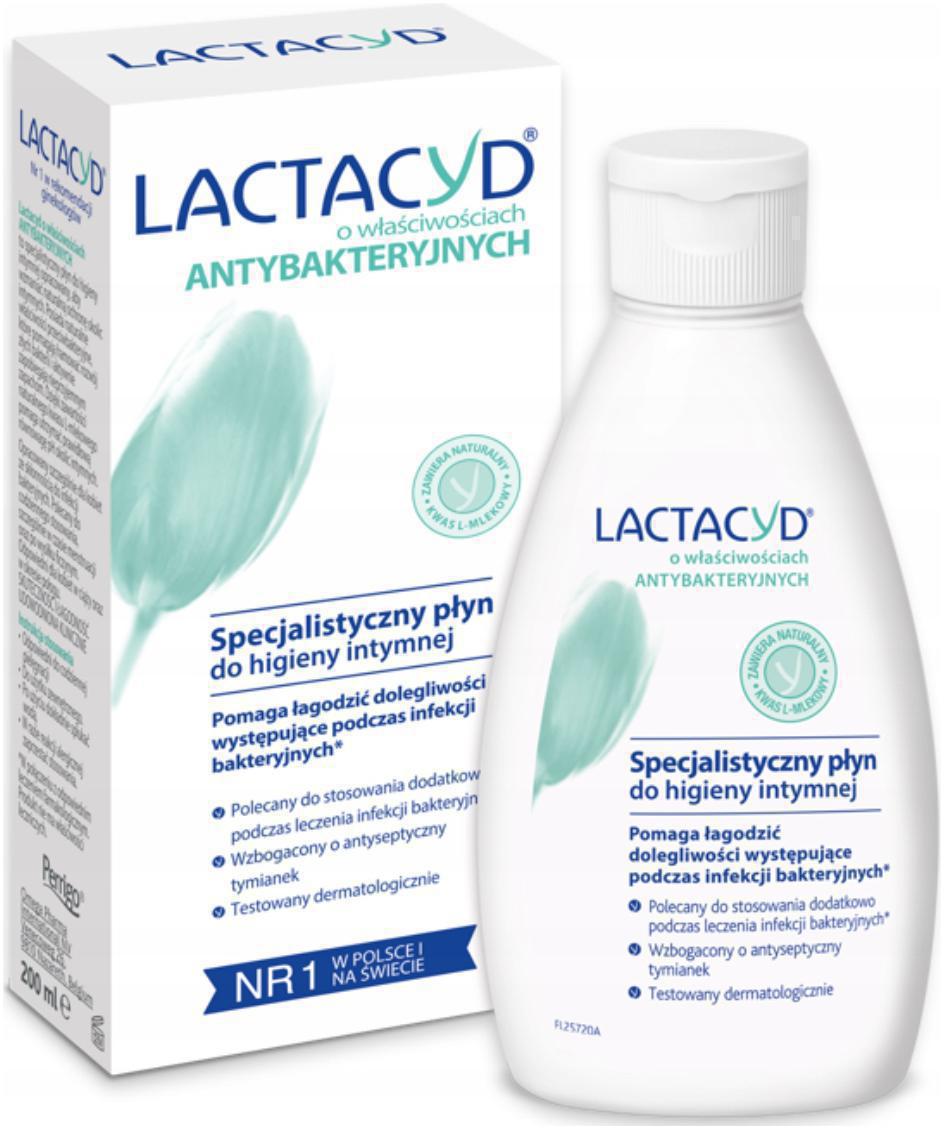 LACTACYD ANTYBAKTERYJNY PŁYN DO HIGIENY INTYMNEJ 200 ML