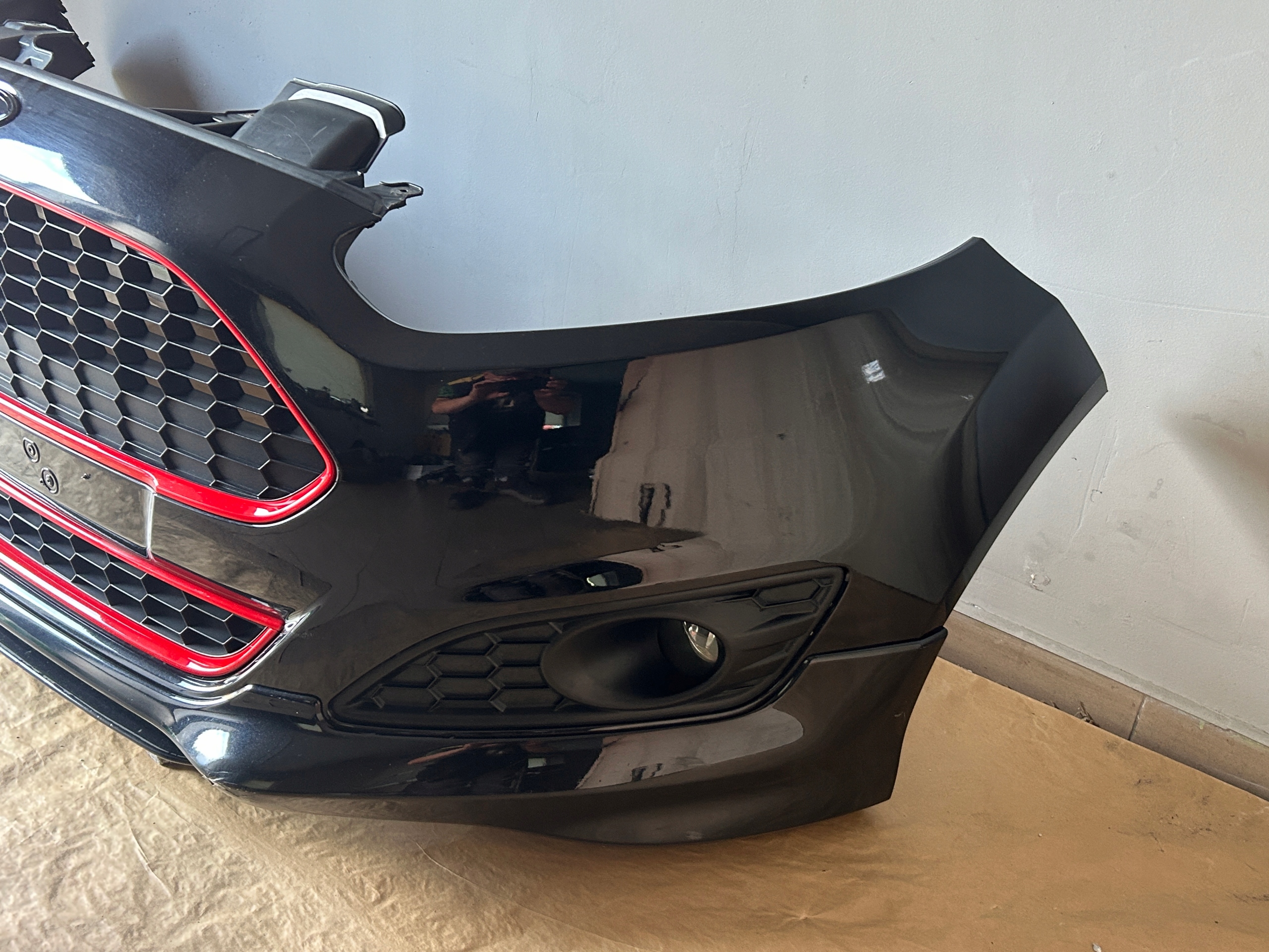FORD FIESTA MK7 LIFT ST-LINE 2012-2017 bumper front BLACK PANTHER
