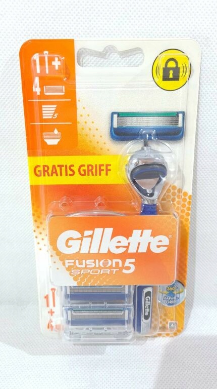 Strojek Gillette FUSION5 Sport Fusion 5 Rukojeť 4 ks náplní Originál