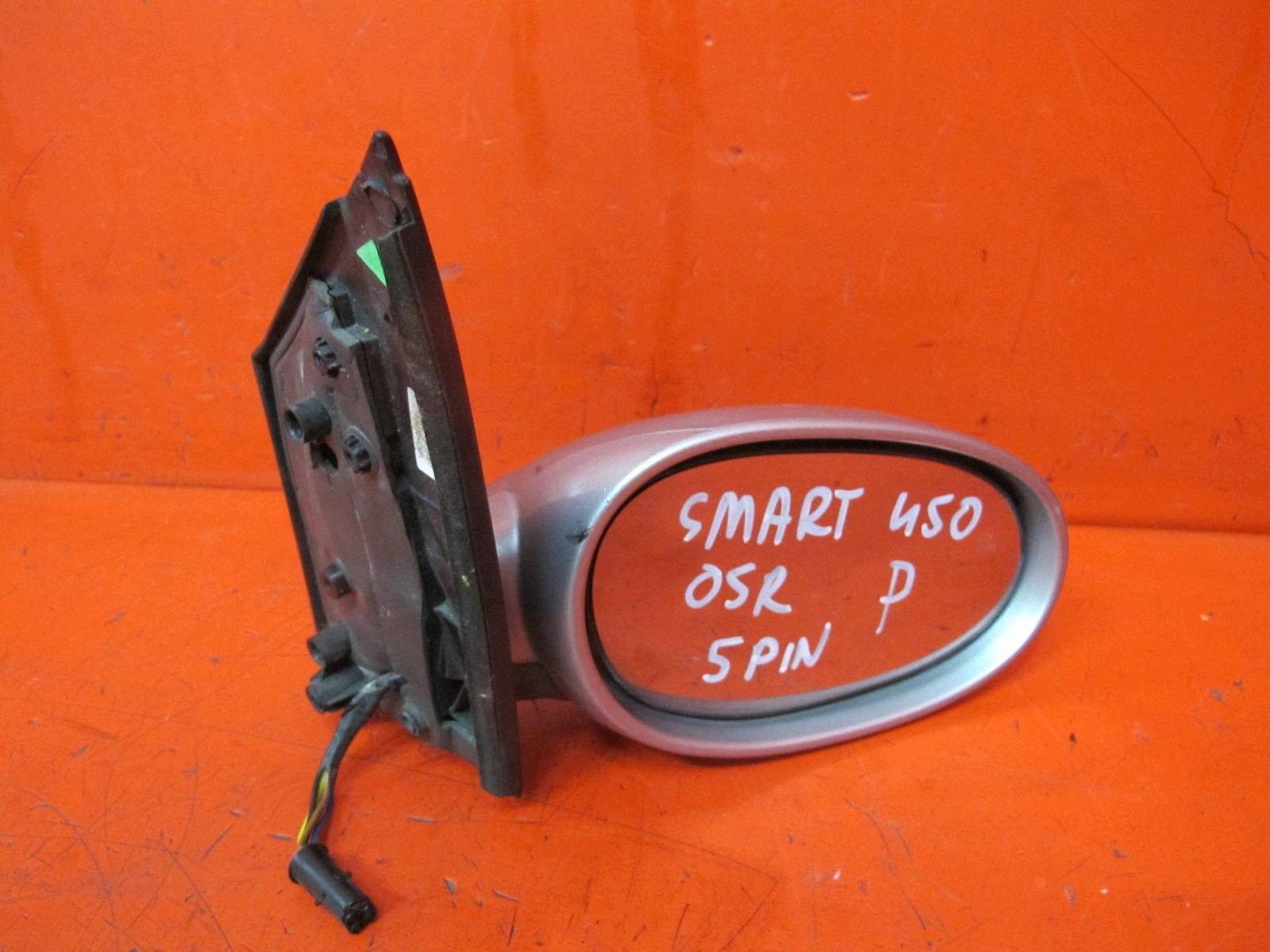 SMART ForTwo LIFT 450 mirror electrics right 5 PIN silver EB1 EA4 EU