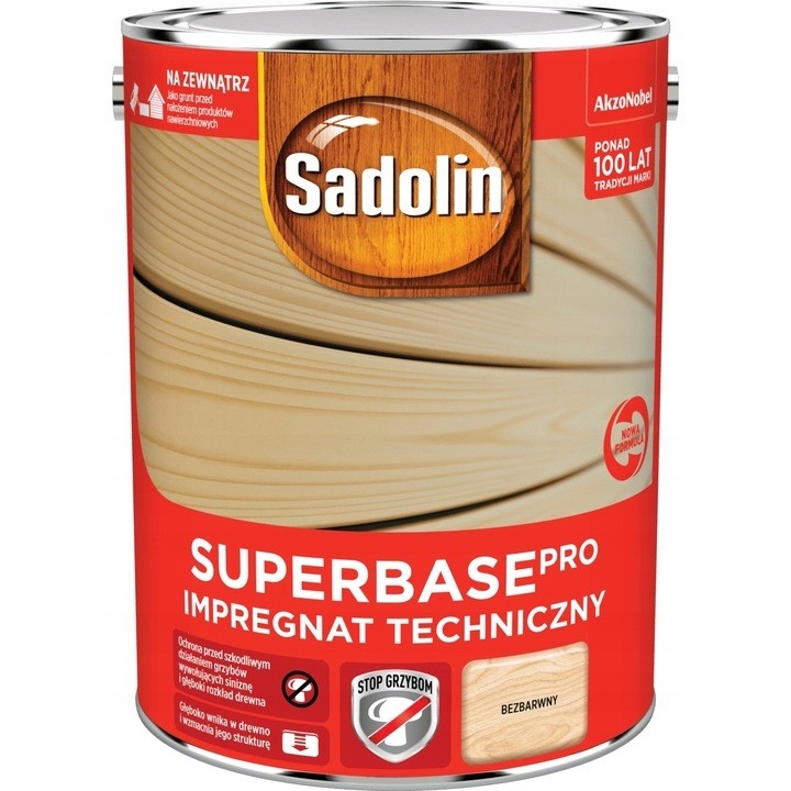 Sadolin Superbase Pro Impregnat techniczny 2.5L Bezbarwny