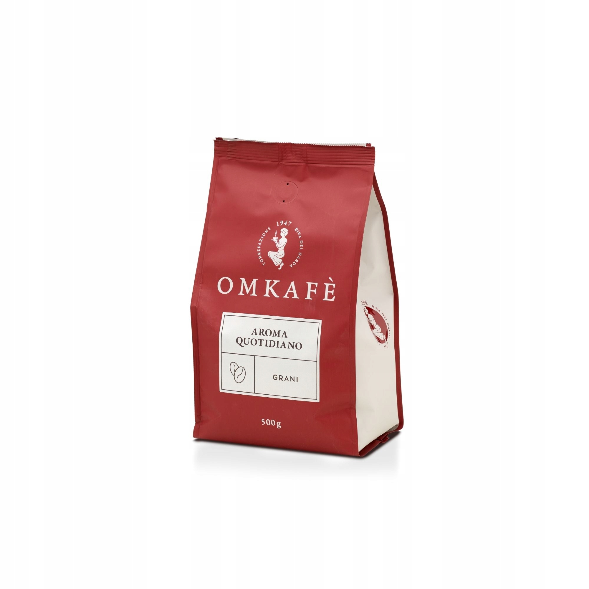 Levně Italská Káva Omkafe Zrnková Aroma 50% Arabica 50% Robusta 500 G