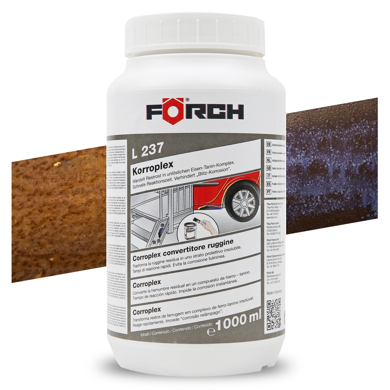 Korroplex L237 Neutralizator Rdzy Preparat Antykorozyjny 1L