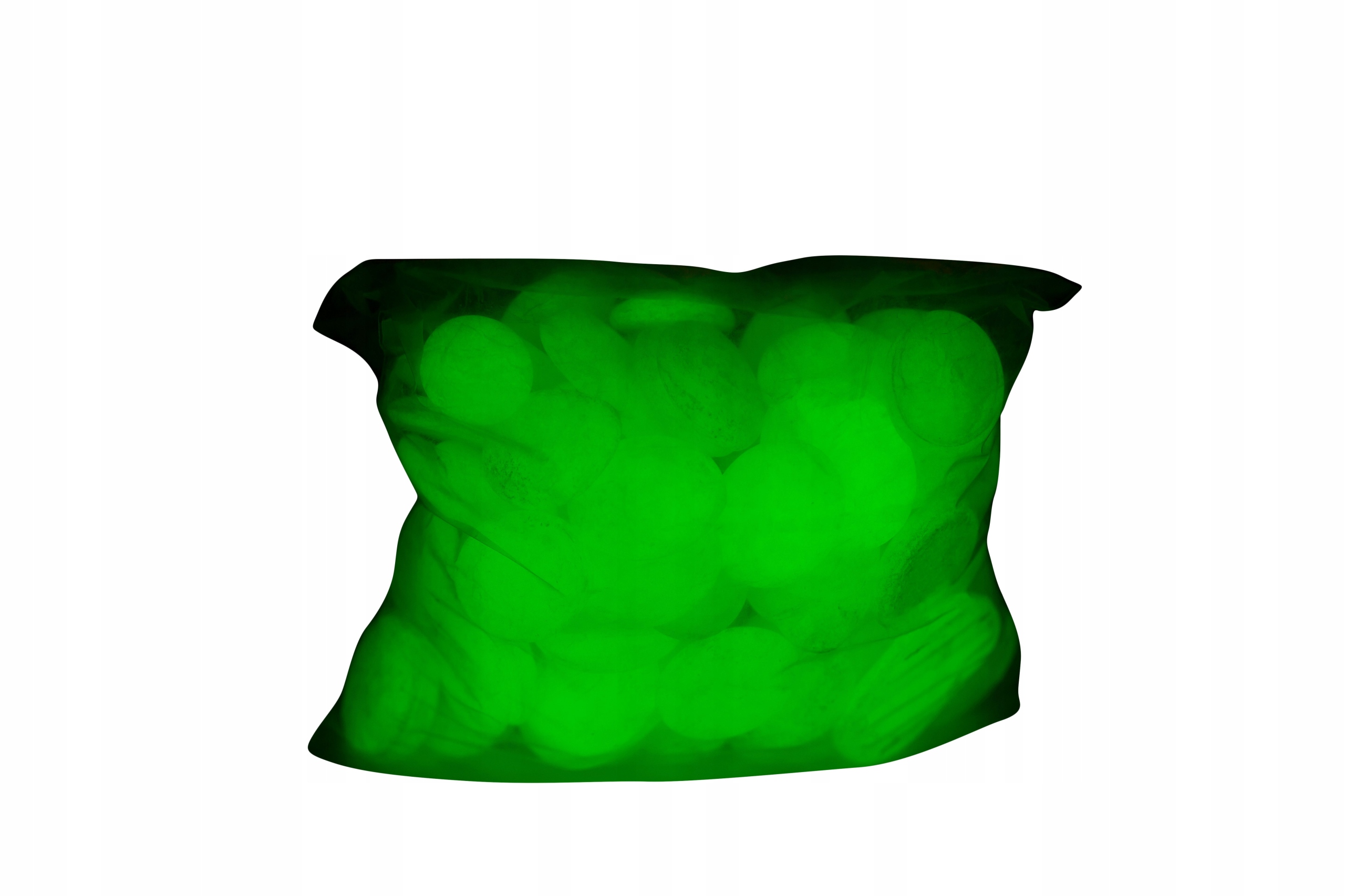 Kameny svítící ve tmě zelené 1kg smalt ne pryskyřice