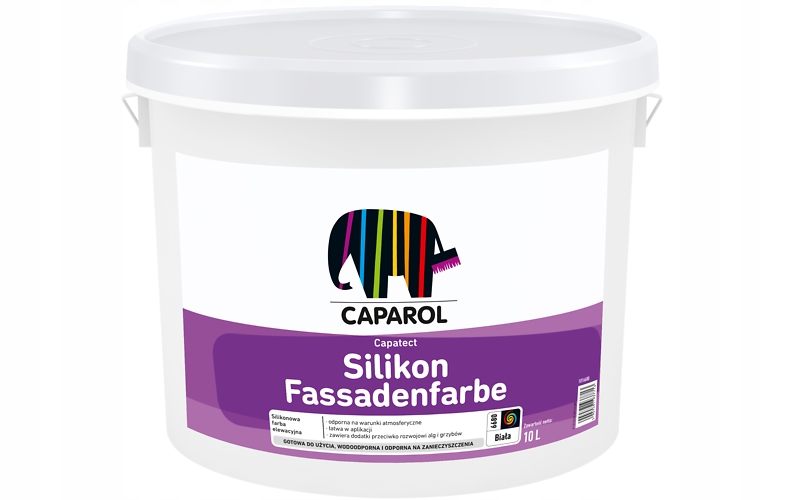 Farba silikonowa elewacyjna fasadowa Caparol CapatectFassadenfarbe 10L