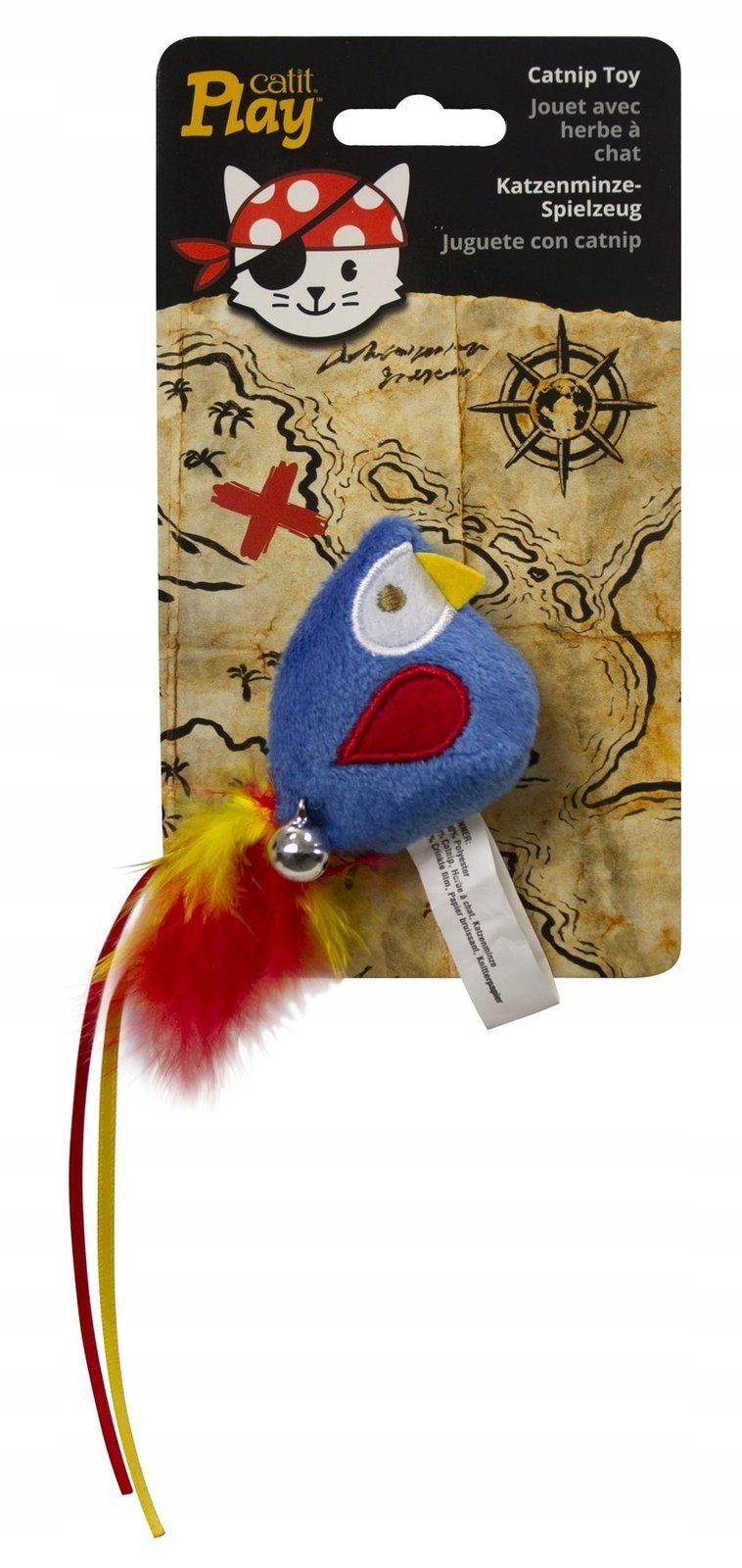 

Zabawka Catit Play Pirates Catnip Toy Papuga
