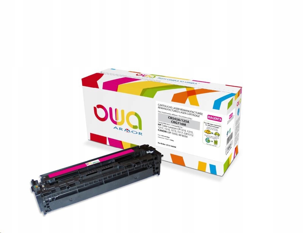Owa Armor toner pre Hp Color Laserjet CP1210, 1215, 1510, 1400 strán, …
