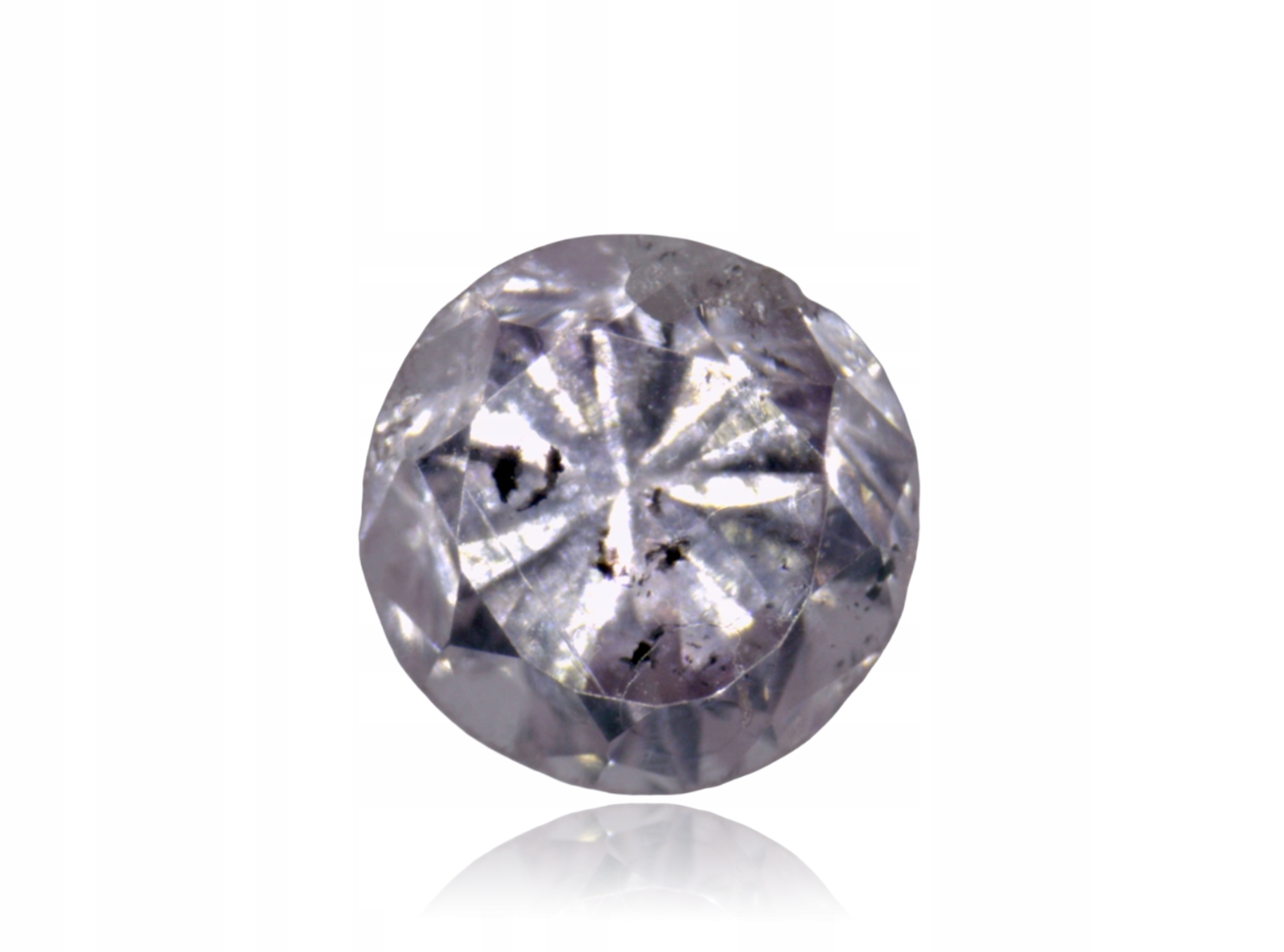 Přírodní Diamond 0.04ct Grey Briliant I3 eCertifikát Wbd
