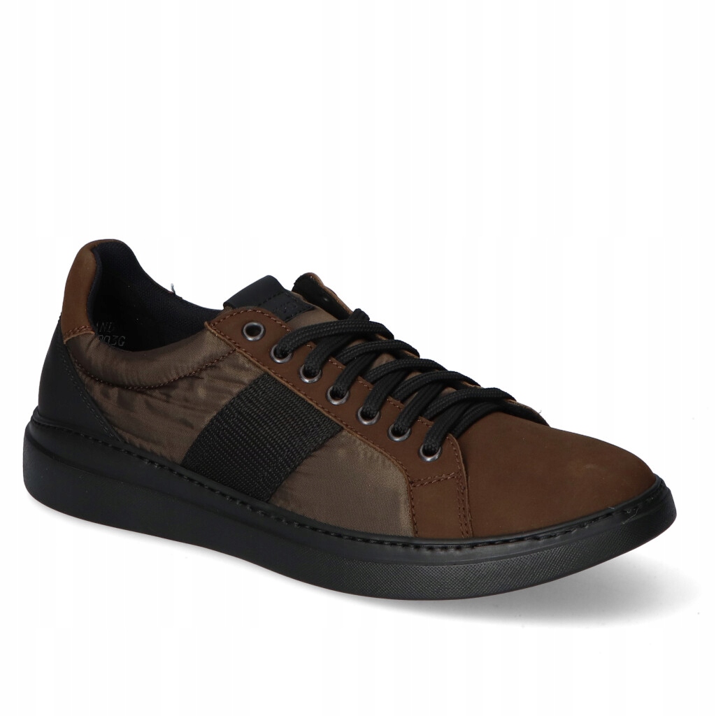 Olivové/černé pánské polobotky Ryłko 40