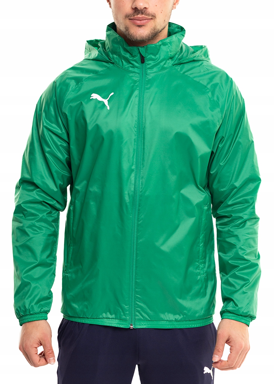Pánská bunda Puma proti dešti se zatahovací kapucí, sportovní, lehká