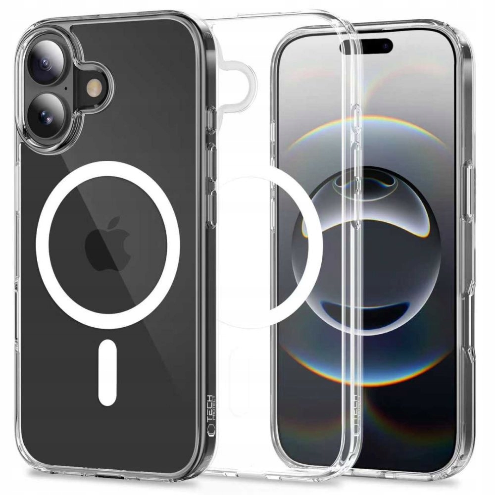 Etui pokrowiec case na iPhone 17 MagSafe FlexAir Hybrid przezroczyste