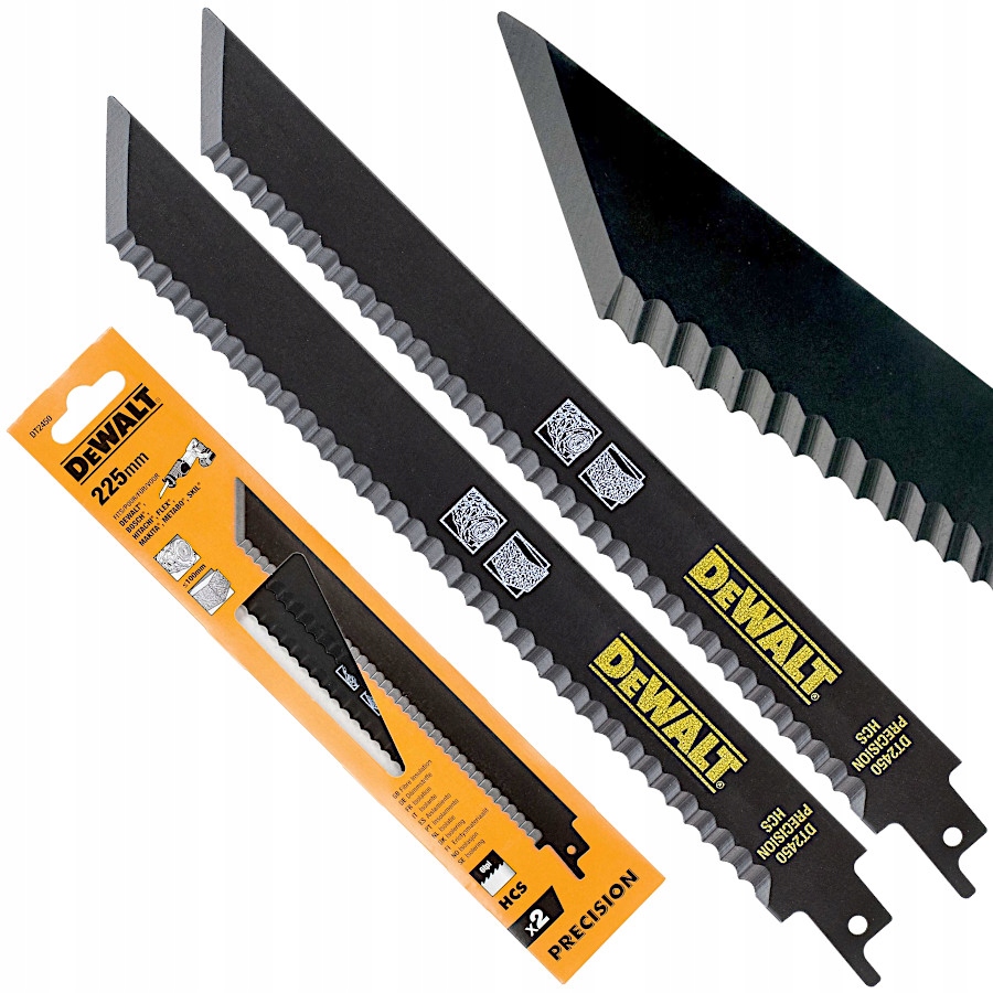 

Brzeszczoty do izolacji wełny 225mm DeWalt DT2450