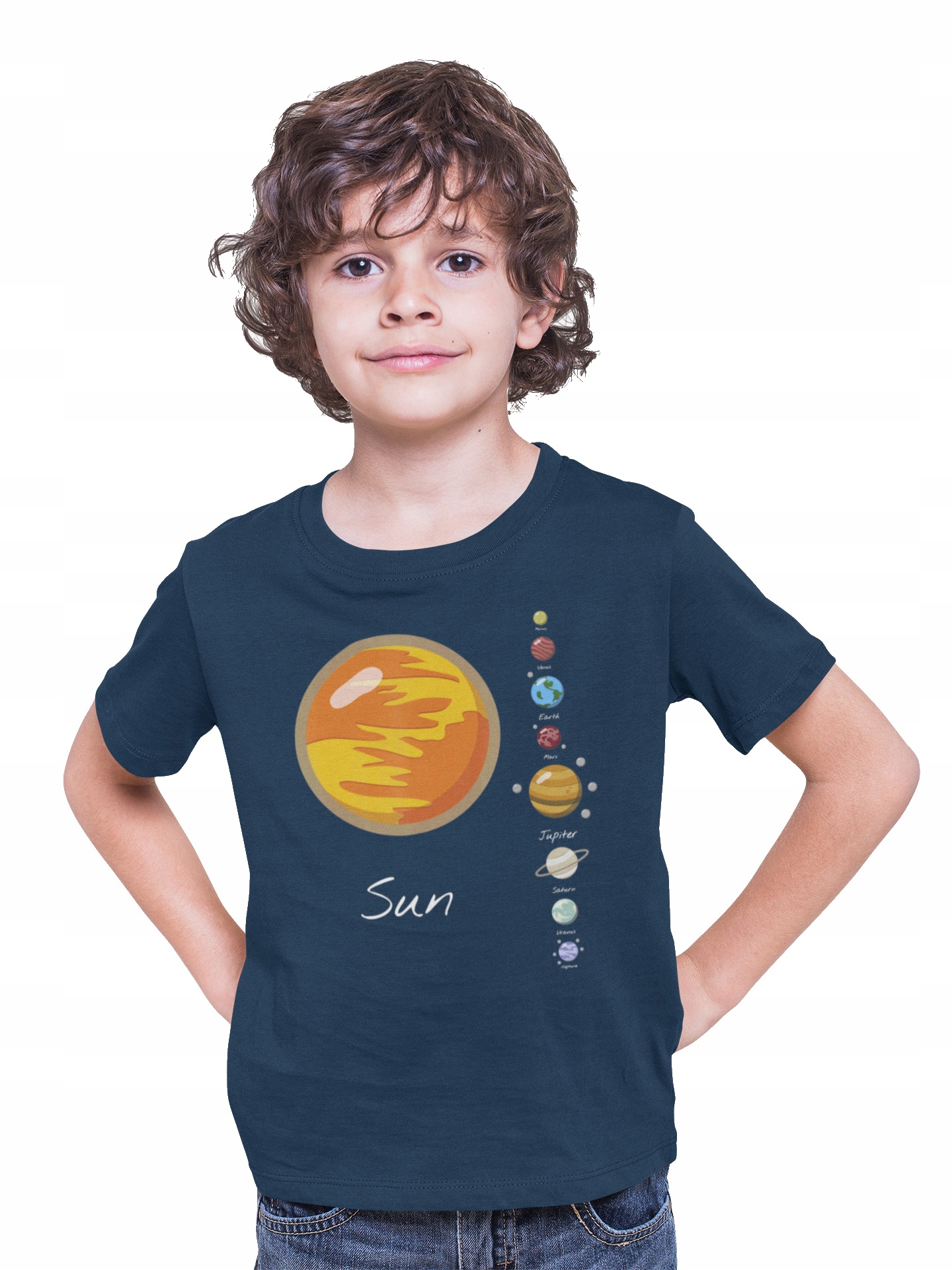 

Dziecięca Koszulka Astronomia Układ Słoneczny