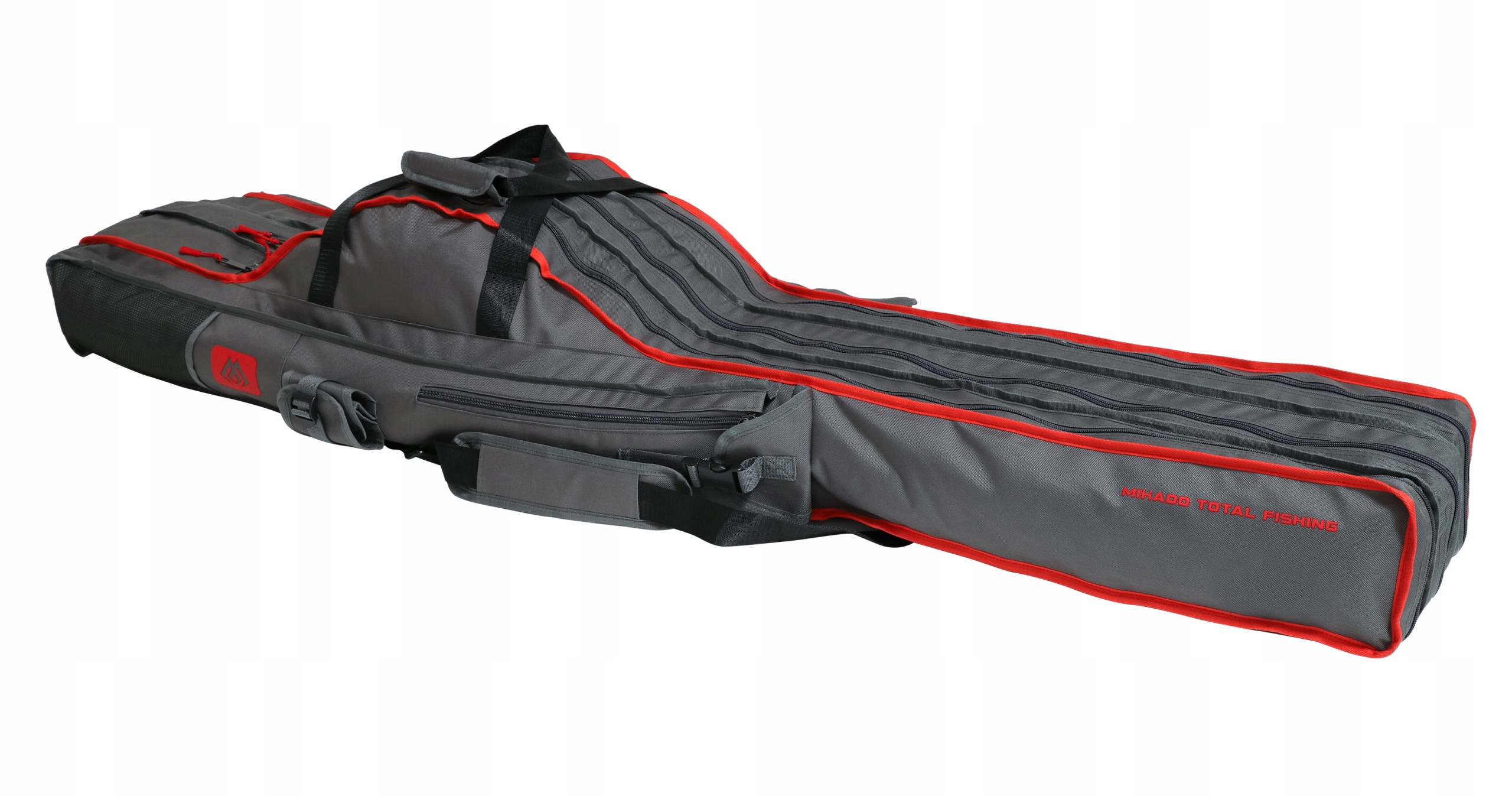 Pokrowiec na wędki Mikado 3 Komorowy 150cm Szary
