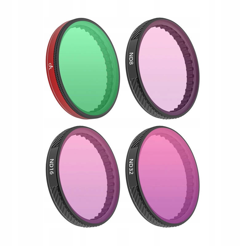 Sunnylife Sada filtrů Cpl ND8 ND16 ND32 pro Dji Osmo Action 5 Pro/4/3