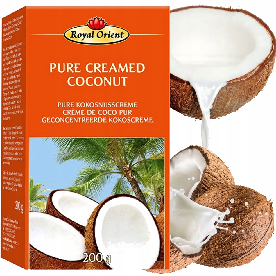 

Czysty Krem Kokos Kokosowy 200g Royal Orient