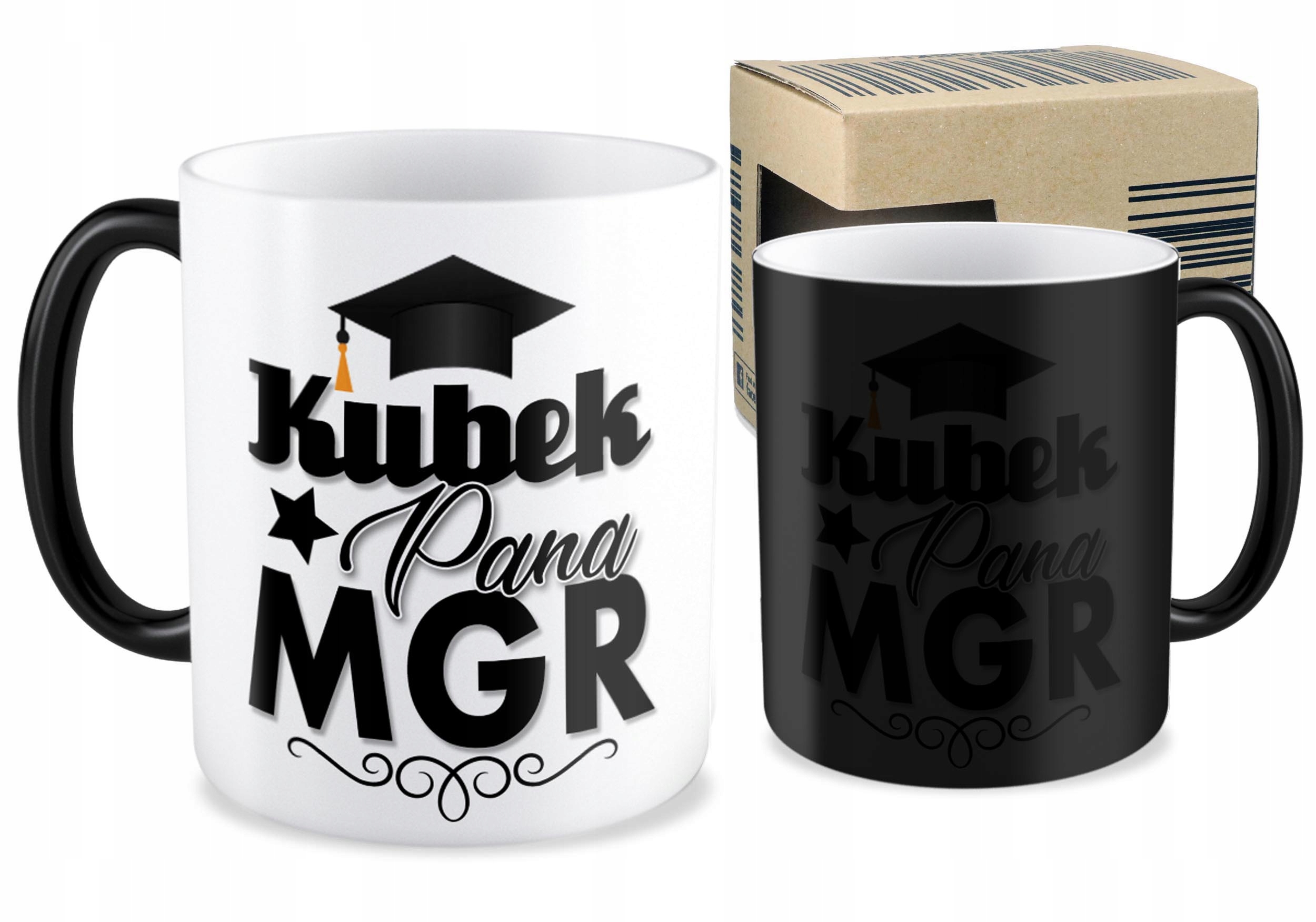 

Kubek magiczny prezent Student Absolwent Magister