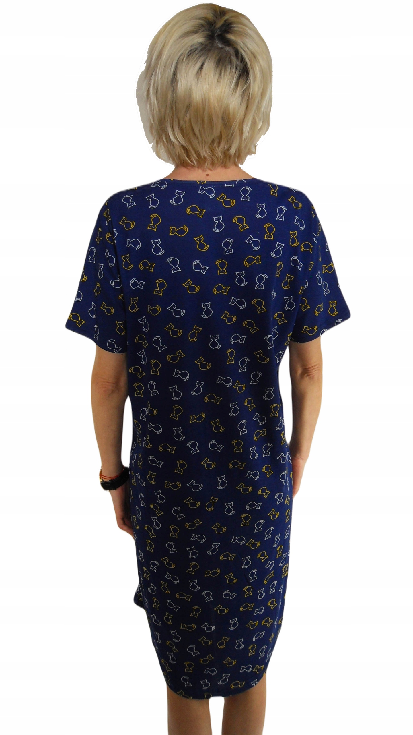 KOSZULA NOCNA DAMSKA bawełniana Wygodna MILUTKA L Długość inna