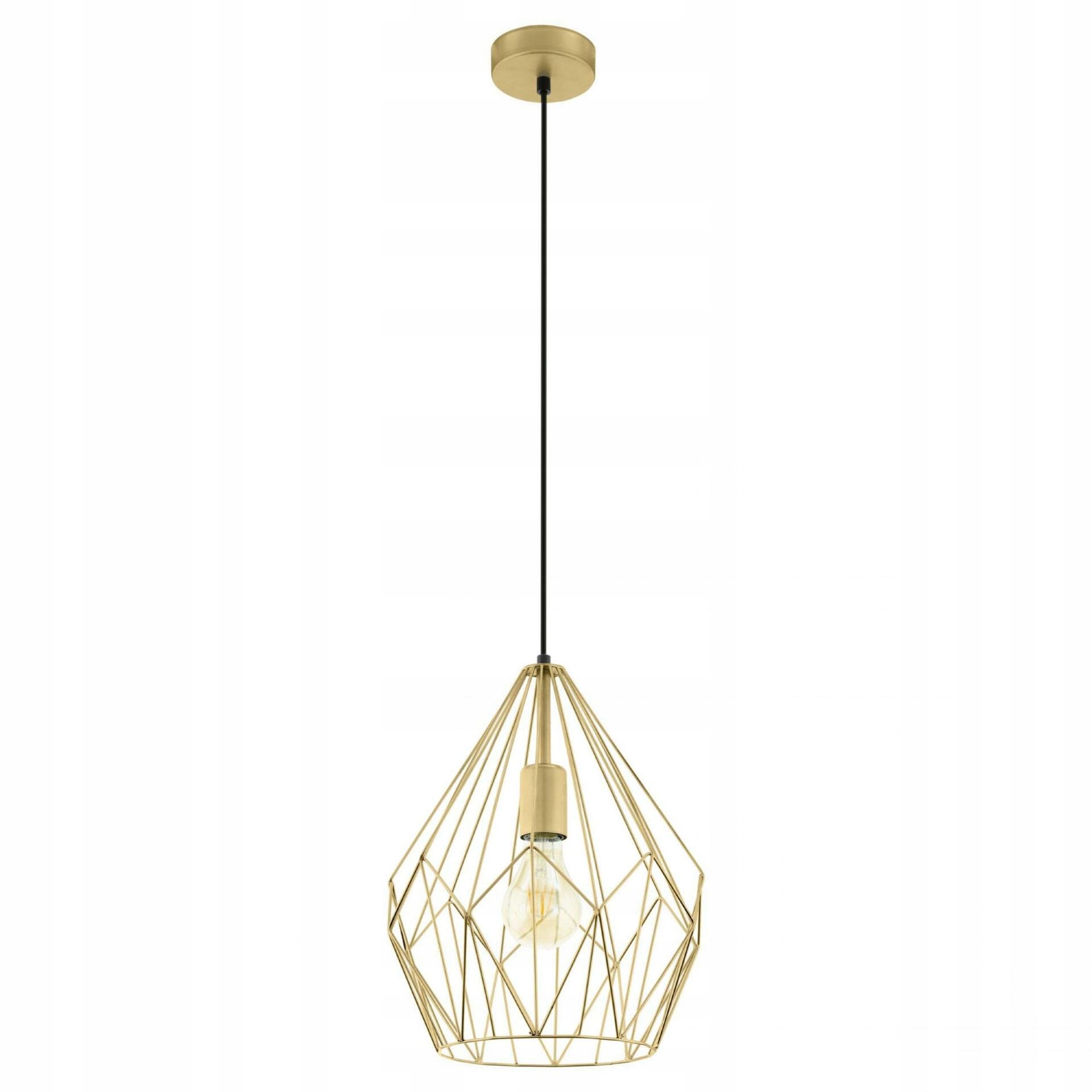 Závesné svietidlo Eglo Carlton 49933 E27 zlatá oceľ 310mm