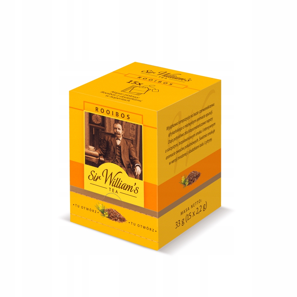 Levně Sir William's Tea Rooibos 15 Sáčků