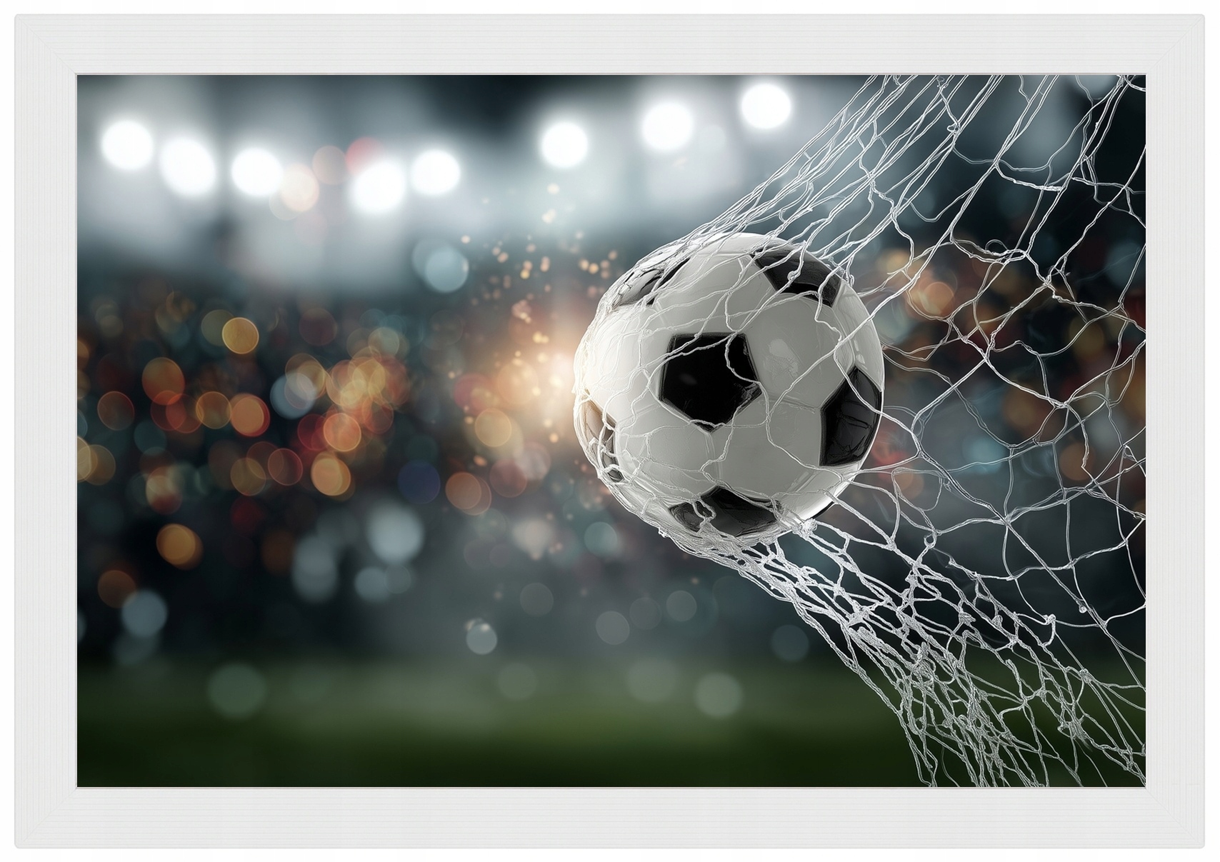 Dřevěný Plakát Na Plakát, Rámeček Sportovní Stadion, Zápas 60x40