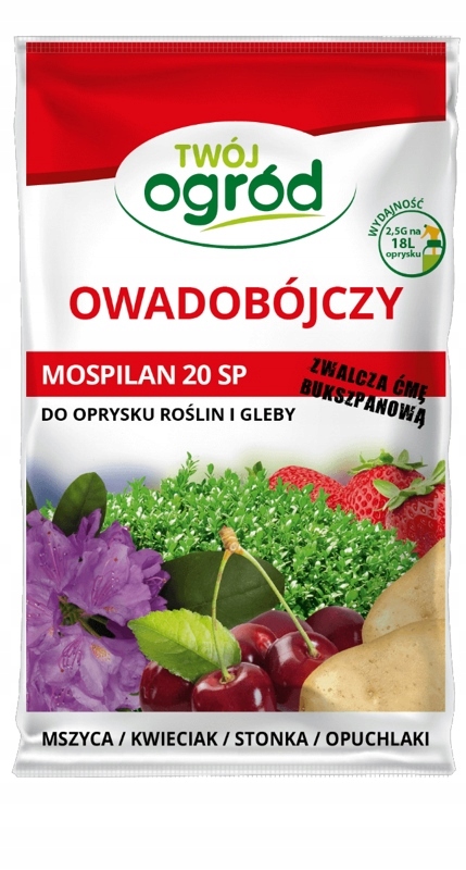

Mospilan 20SP 2,5g Twój Ogród stonka, ćma, mszyce