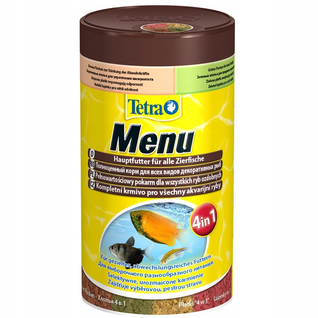 Tetra Menu 250 ml – mix 4 krmiv pro ryby