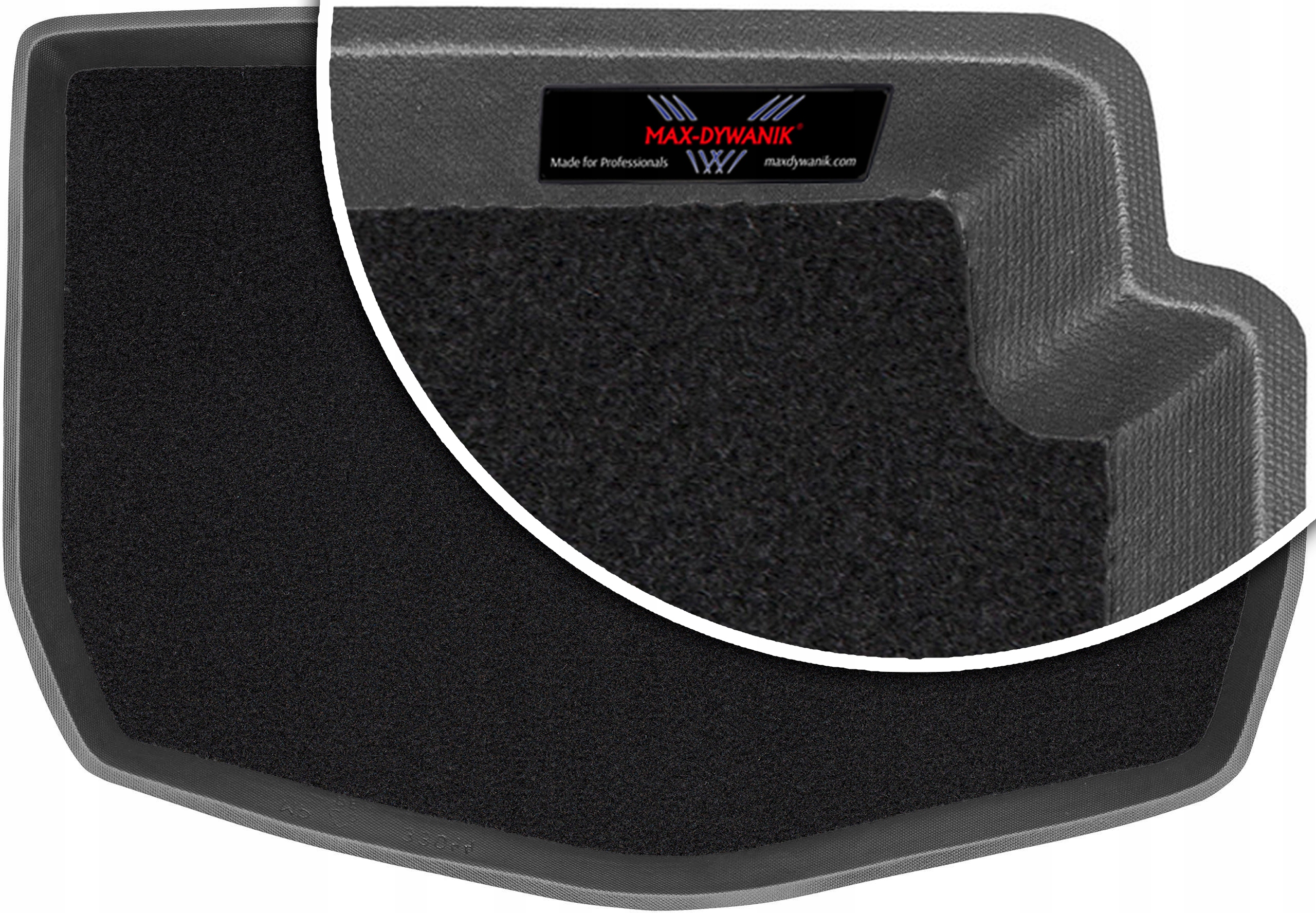 Toyota Verso S Minivan 2011-2016 Koberec do zavazadlového prostoru s velurovou podložkou