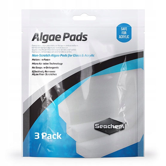 Seachem Algae Pads Melaminová Pěna Čistič Akrylových Skel