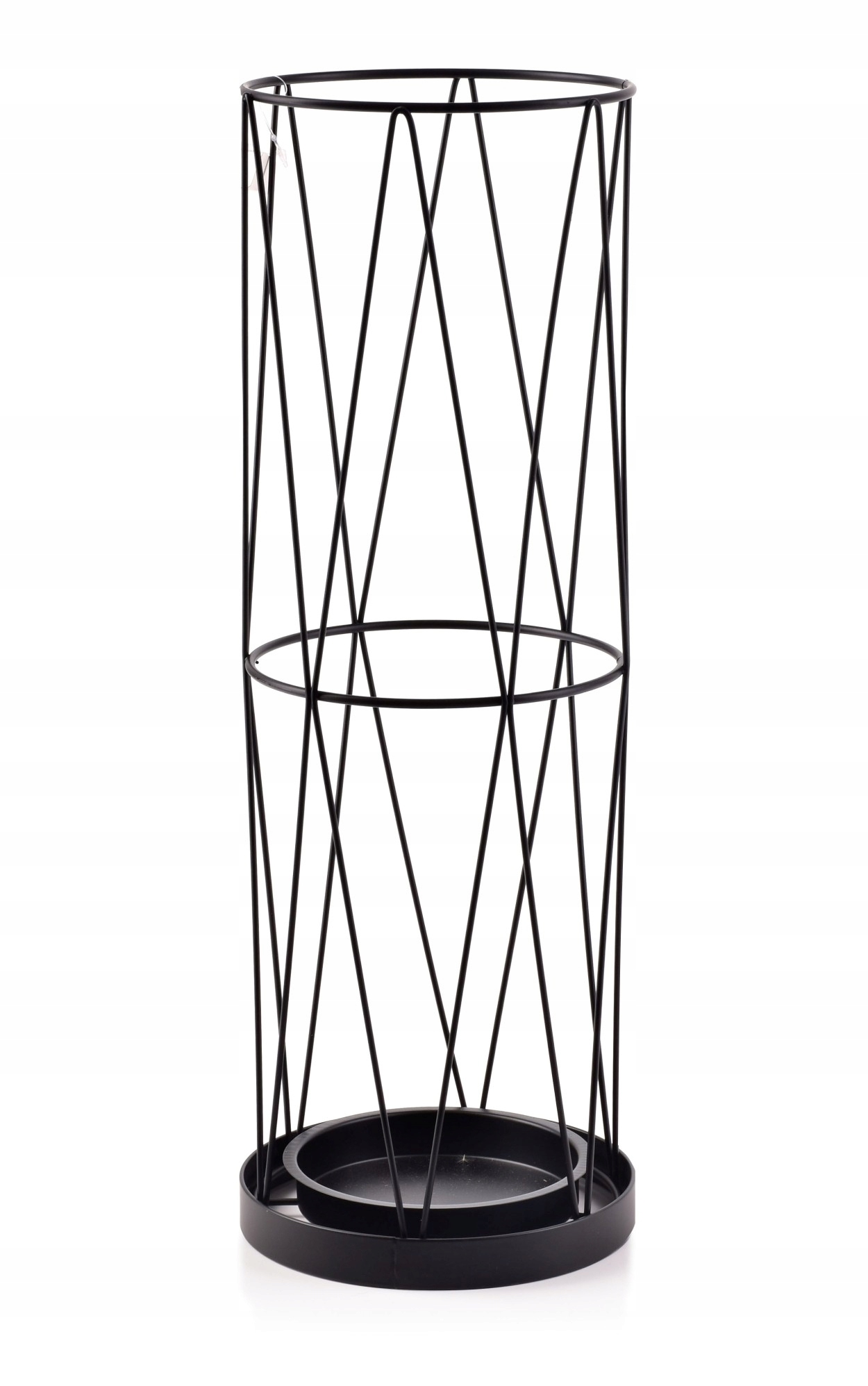 

Parasolnik Cedric czarny dekoracyjny metalowy loft