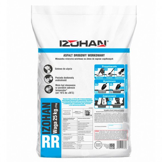 Asfalt drogowy w worku 25kg Izohan