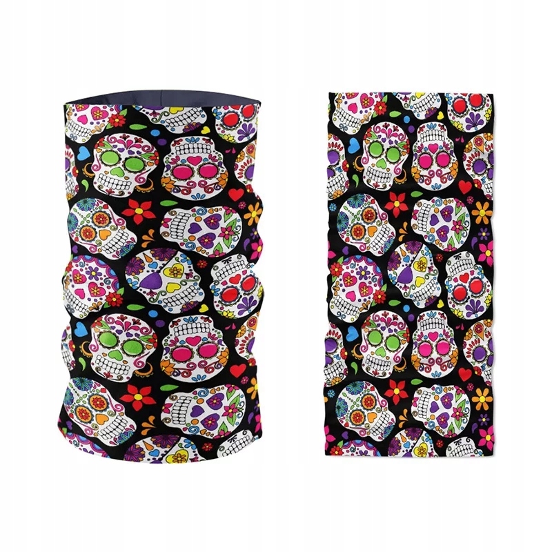 BANDANA SZALIK KOMIN CHUSTA APASZKA KOLOROWE CZASZKI