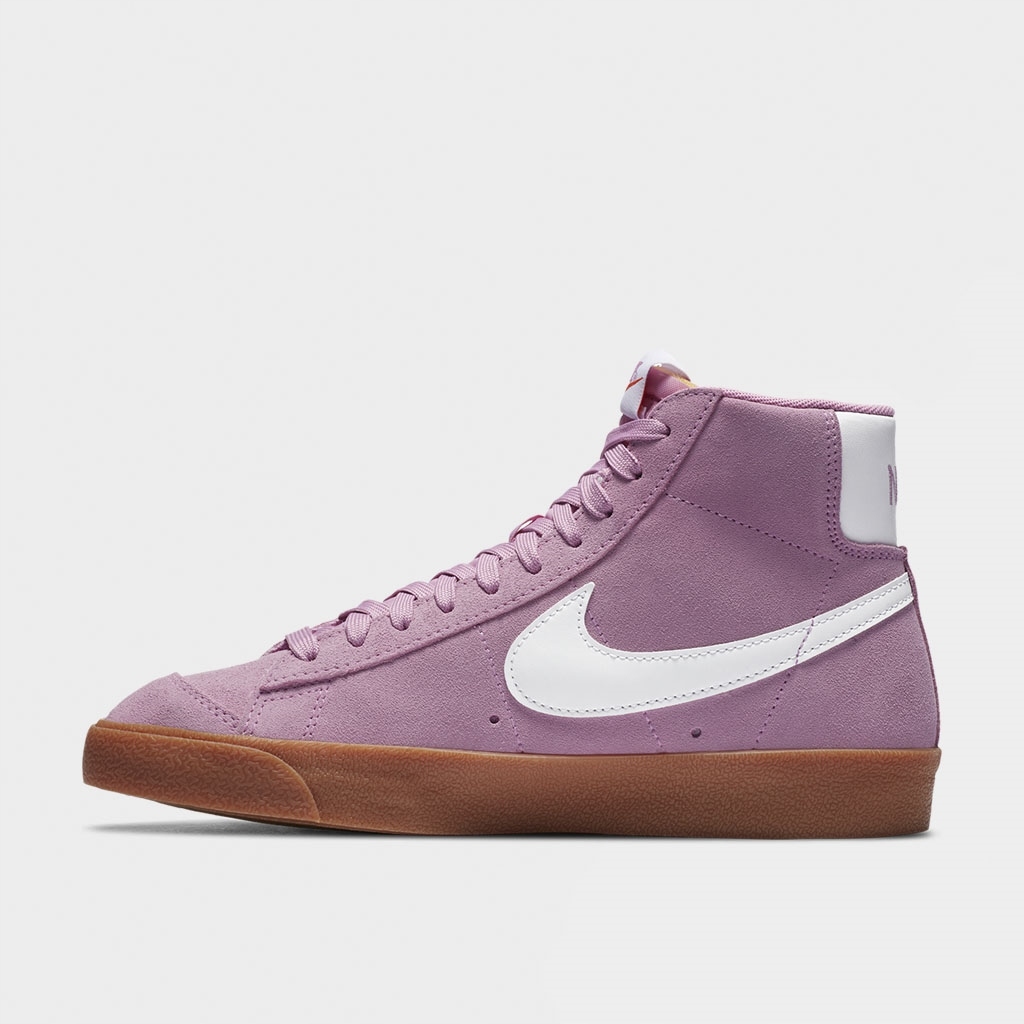 Tenisky Nike Blazer MID '77 Růžové Bílé Semišové Kožené Boty 38,5EU