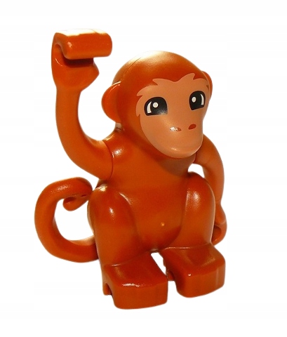 

Lego Duplo Figurka Małpa ciemnopomarańczowa (15g)