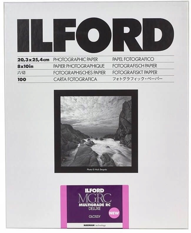 Ilford Deluxe V Rc Mg 1M 10x15/100 papier czarno-biały błyszczący