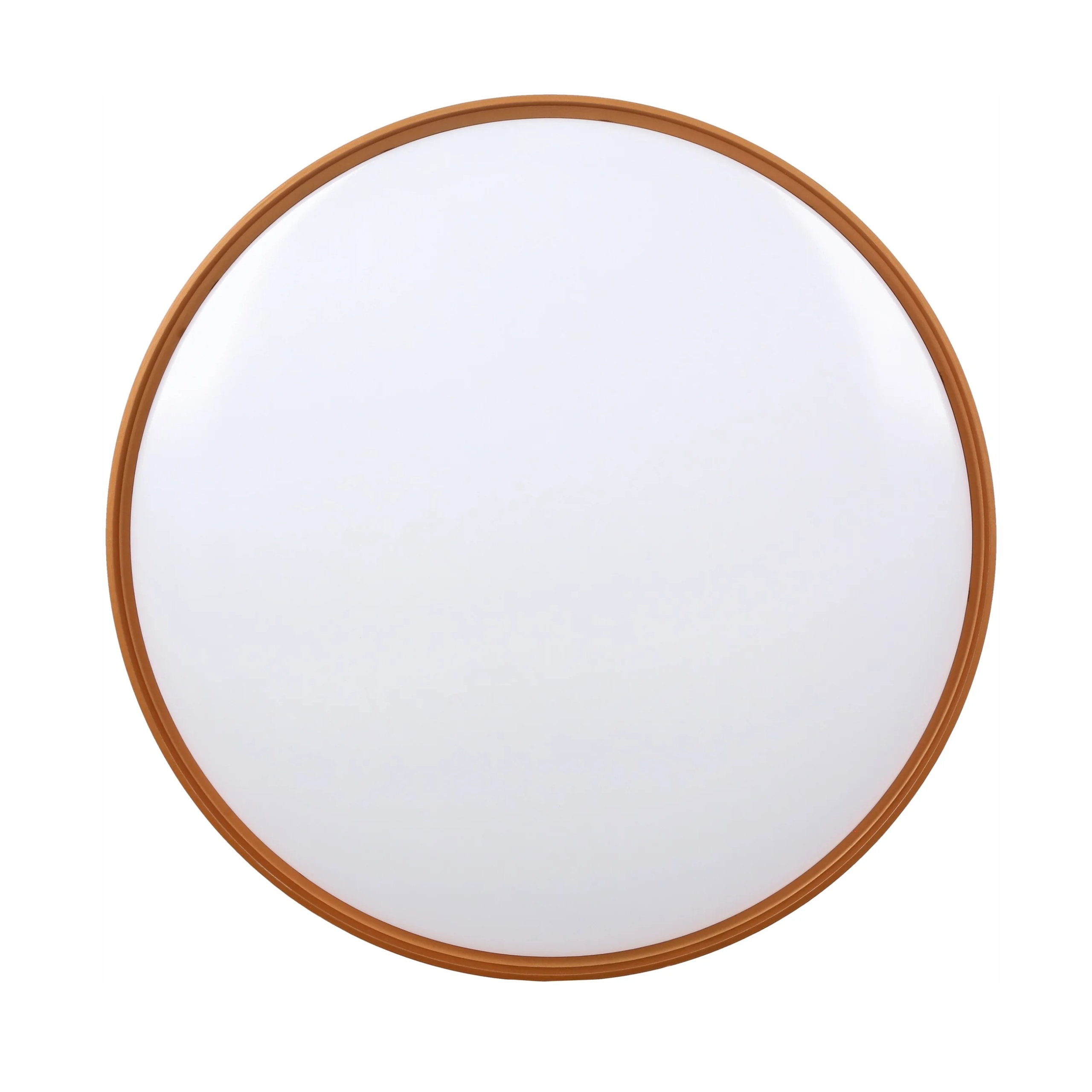 Stropní Svítidlo 40 cm 24 W Lampa kulatá černo-zlatá s bílým stínítkem Candellux