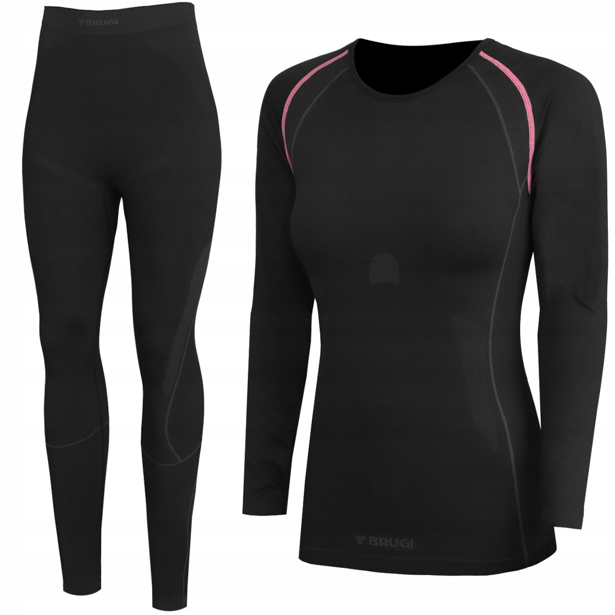 Bielizna Termoaktywna Brugi Damska Spodnie Bluza Techniczna r. L XL