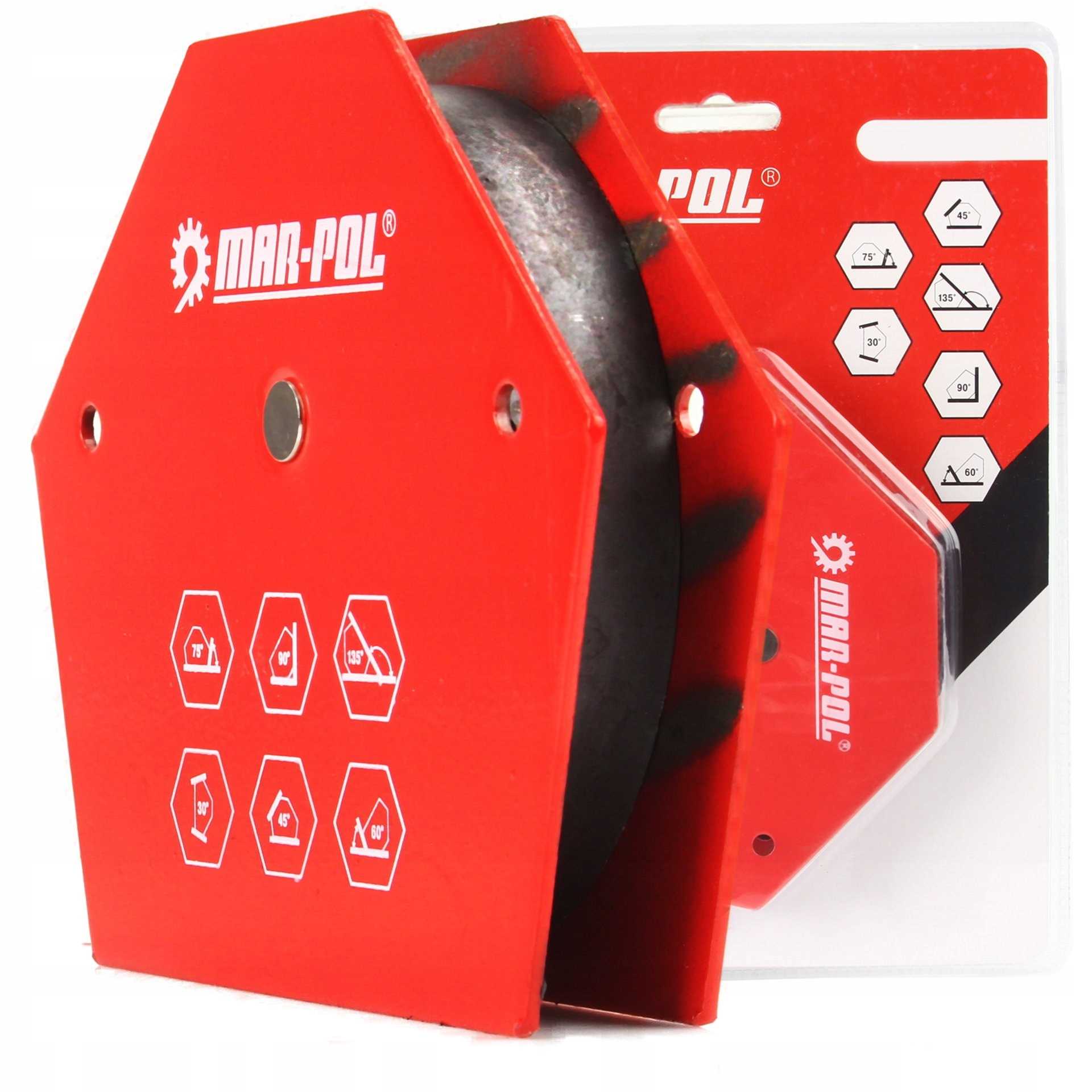 KĄTOWNIK MAGNETYCZNY SPAWALNICZY MAGNES DO SPAWANIA UCHWYT 35KG 6-KĄTNY