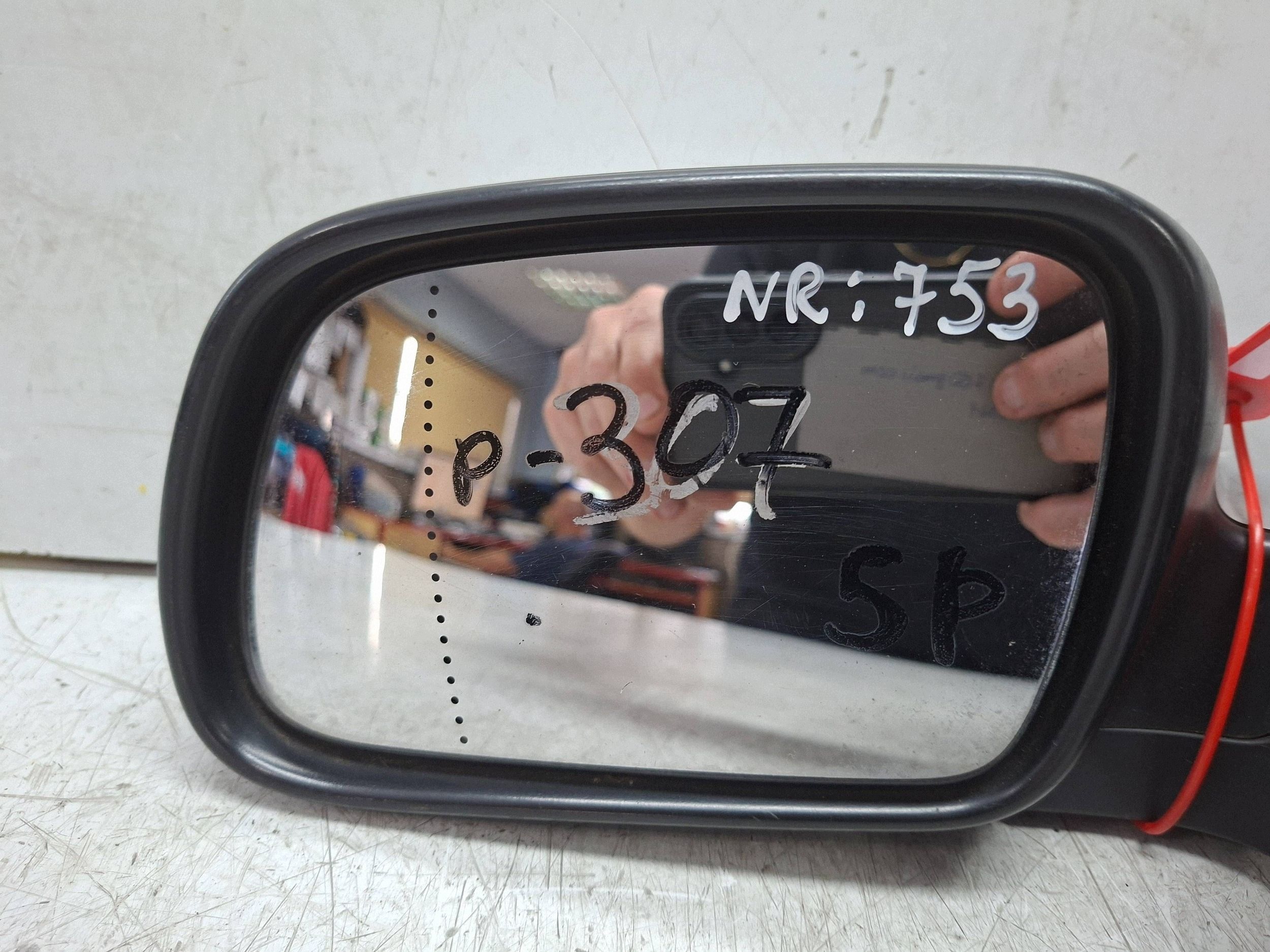 mirror left 5 vertical PEUGEOT 307 2001