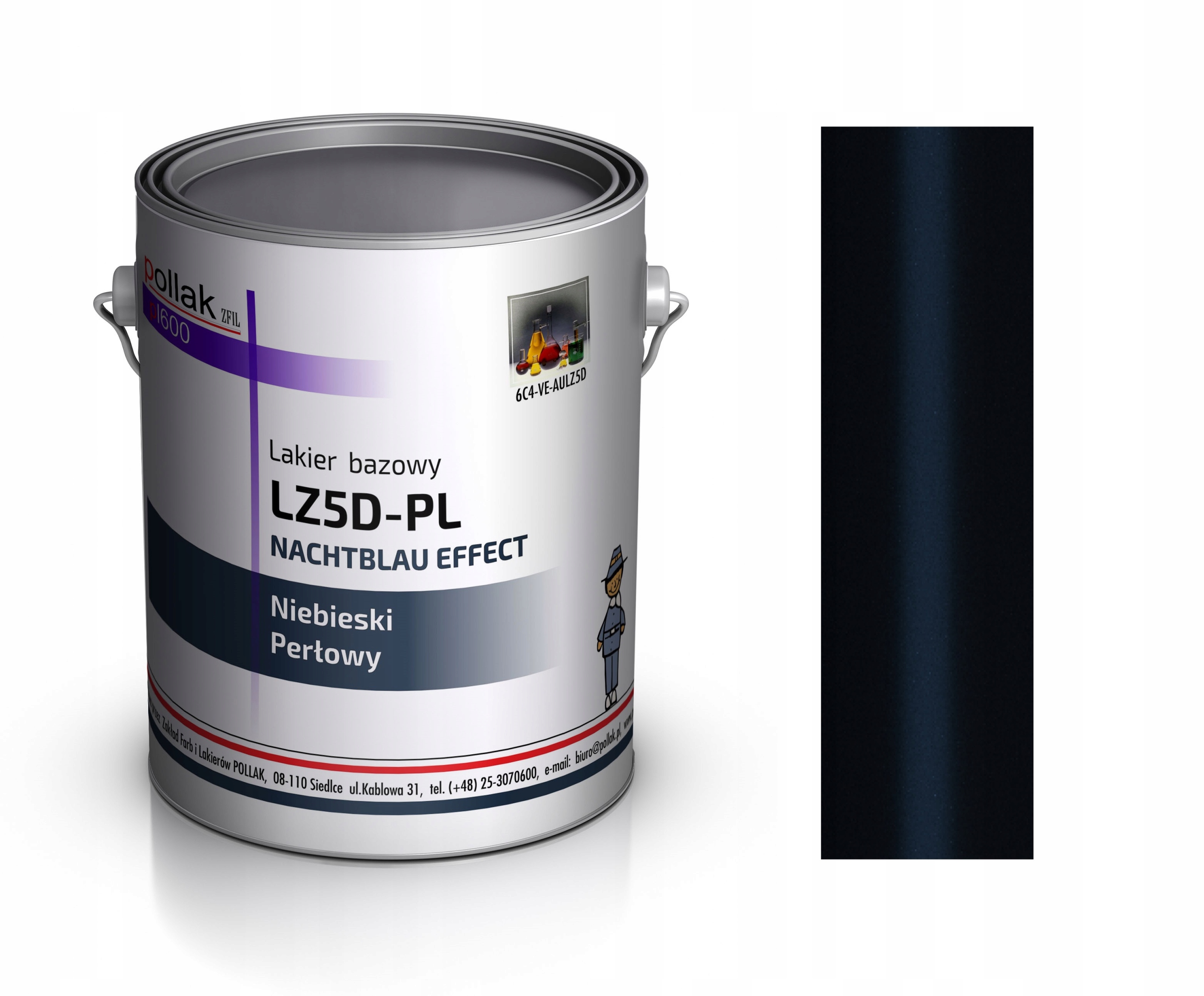 Базовий шар синій NACHTBLAU AUDI LZ5D 1 L