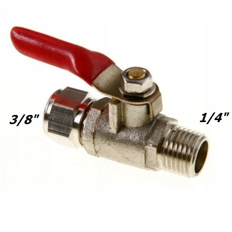 

Zawór Na Wężyk 3/8'' Kranik Filtra Osmozy 1/4 Gz