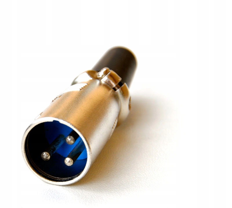 

Złącze Xlr 3 Pin Wtyk Gniazdo męskie metal obejma