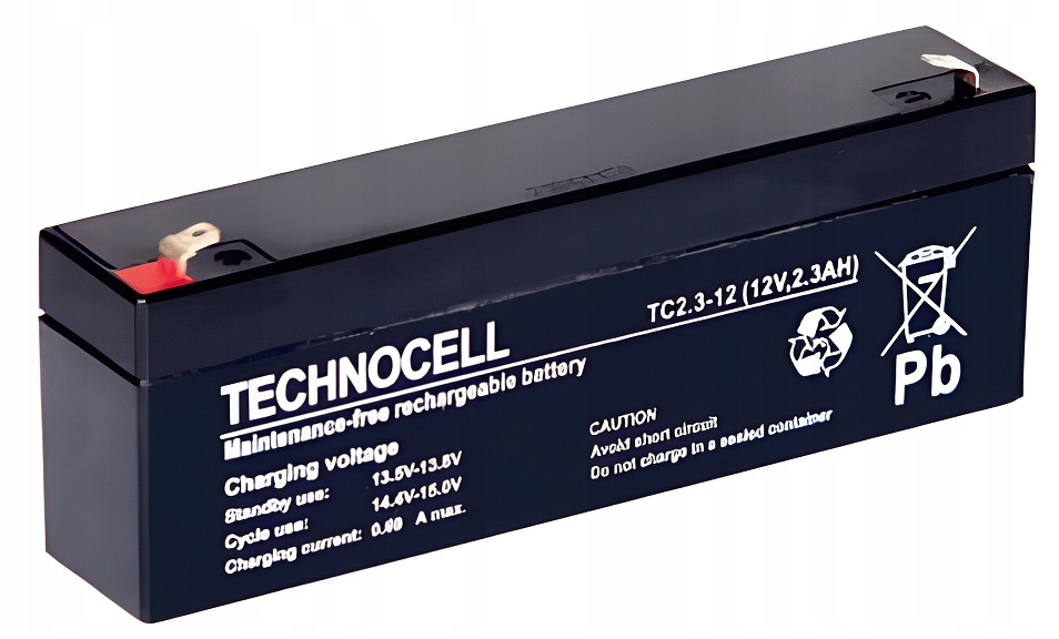 

Technocell TC2.3-12 12V 2,3AH Agm Tc 2.3-12 TC2,3