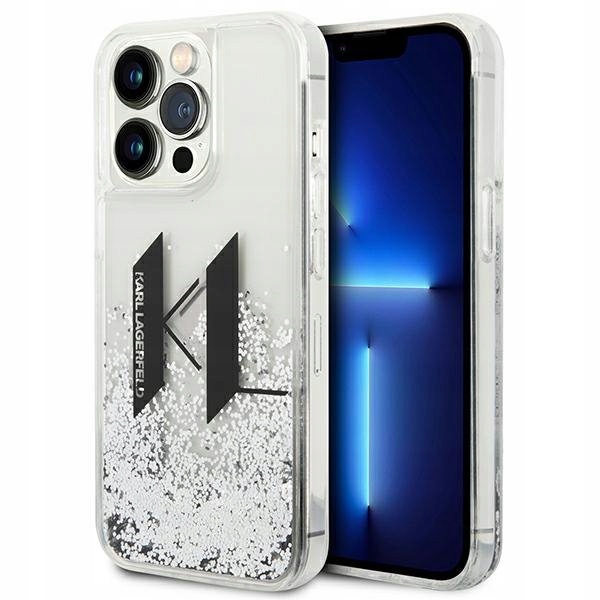 Karl Lagerfeld – Etui iPhone 14 Pro (srebrny)