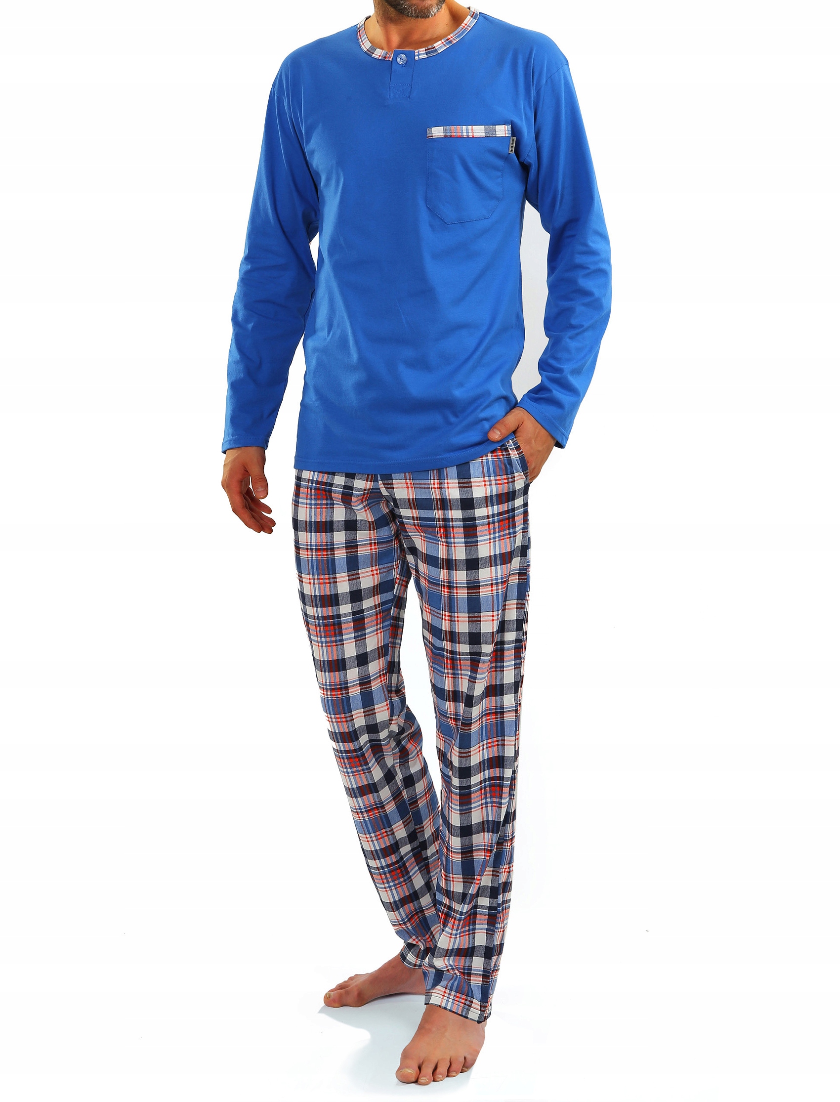 Sesto Senso dlouhé pánské pyžamo M